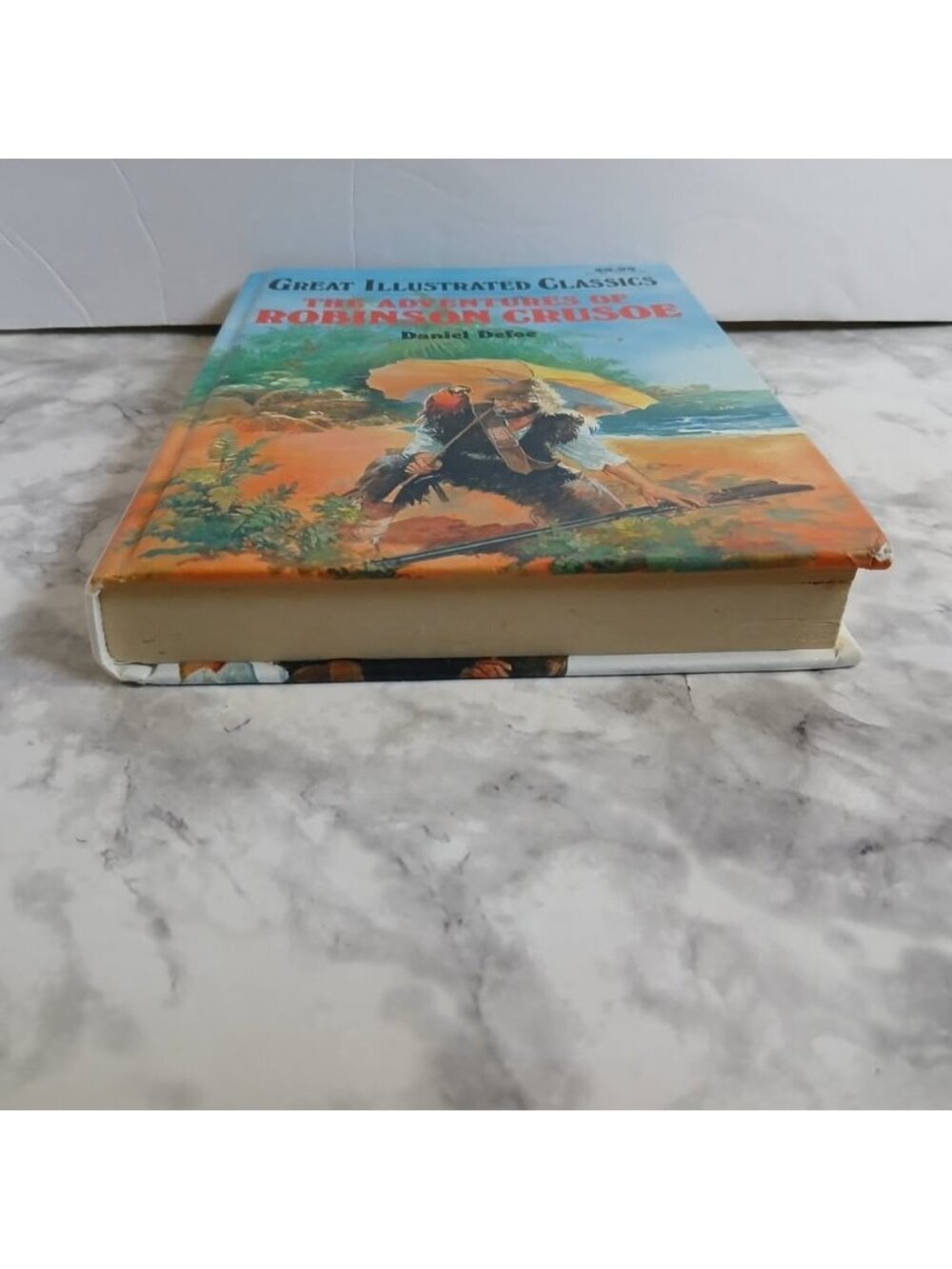 The Adventures of Robinson Crusoe Daniel Defoe Great Illustrated Classics HC - Picture 4 of 7